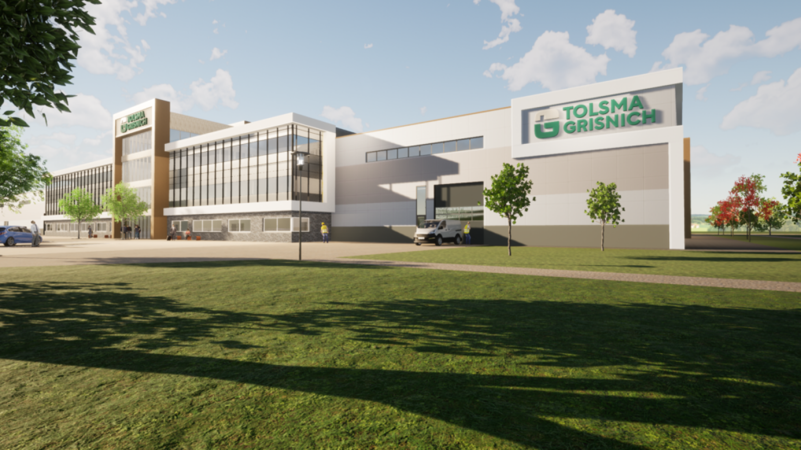 Nieuwbouw bedrijfsgebouw in Emmeloord